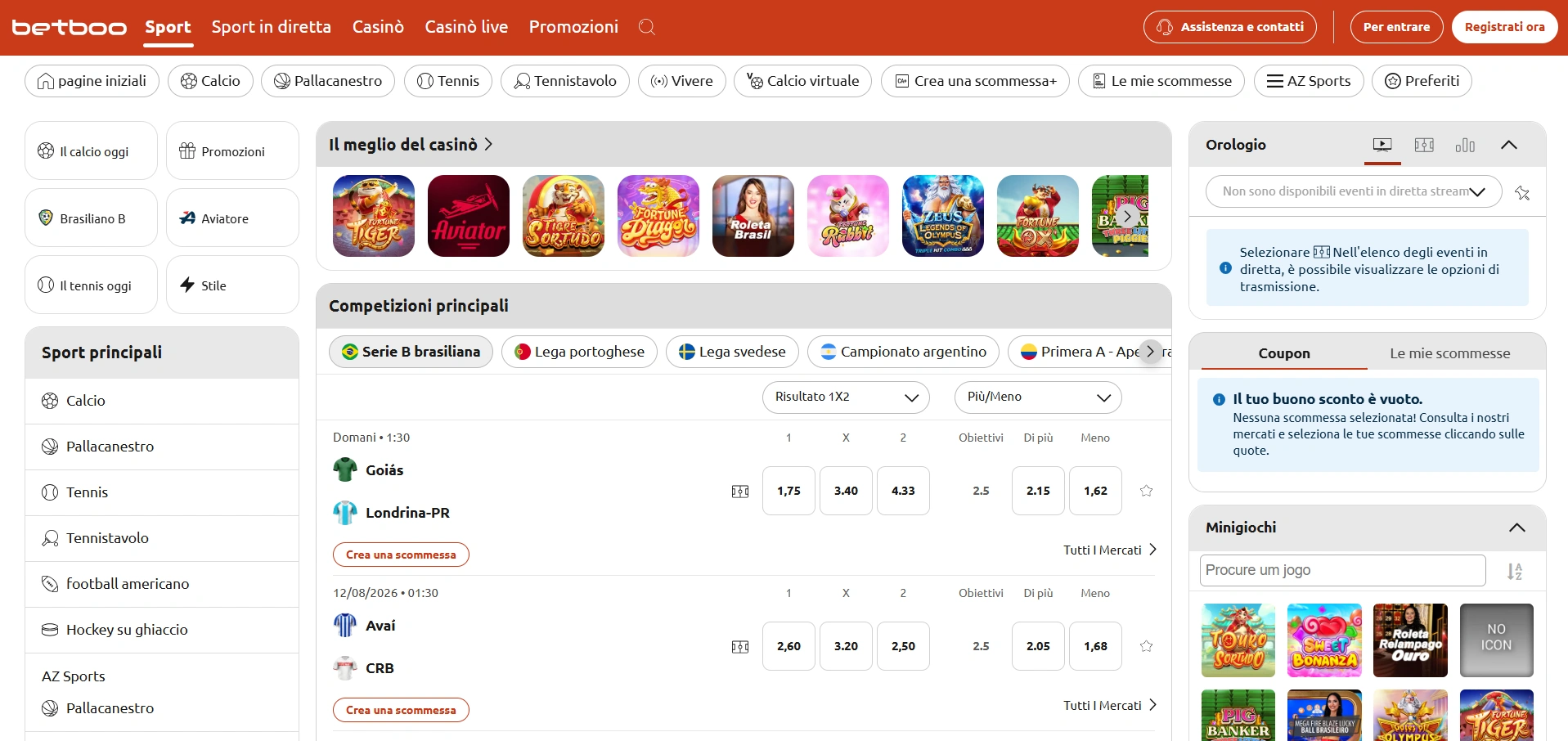 betboo scommese sportive